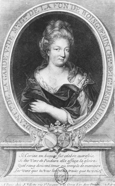 Antoinette Du Ligier de la Garde Deshoulières von Pierre Louis van Schuppen